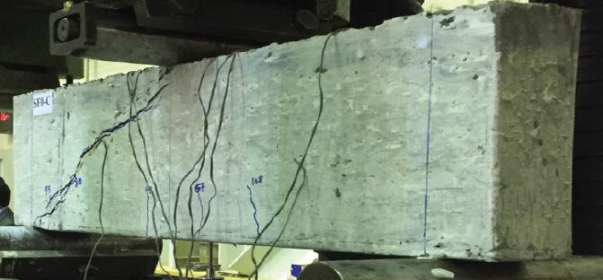 Failure pattern of specimen DB-NS0