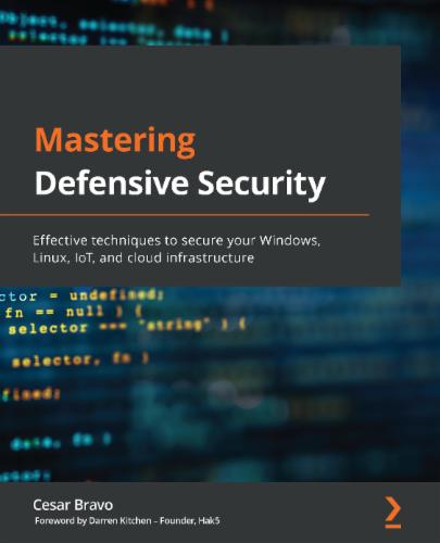 Mastering Defensive Security's Cover Image