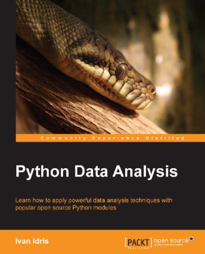 Python Data Analysis's Cover Image