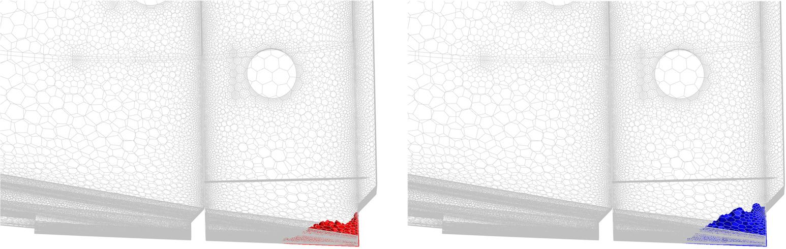 Side view of distribution of cells shown in perspective view in Fig. 27.