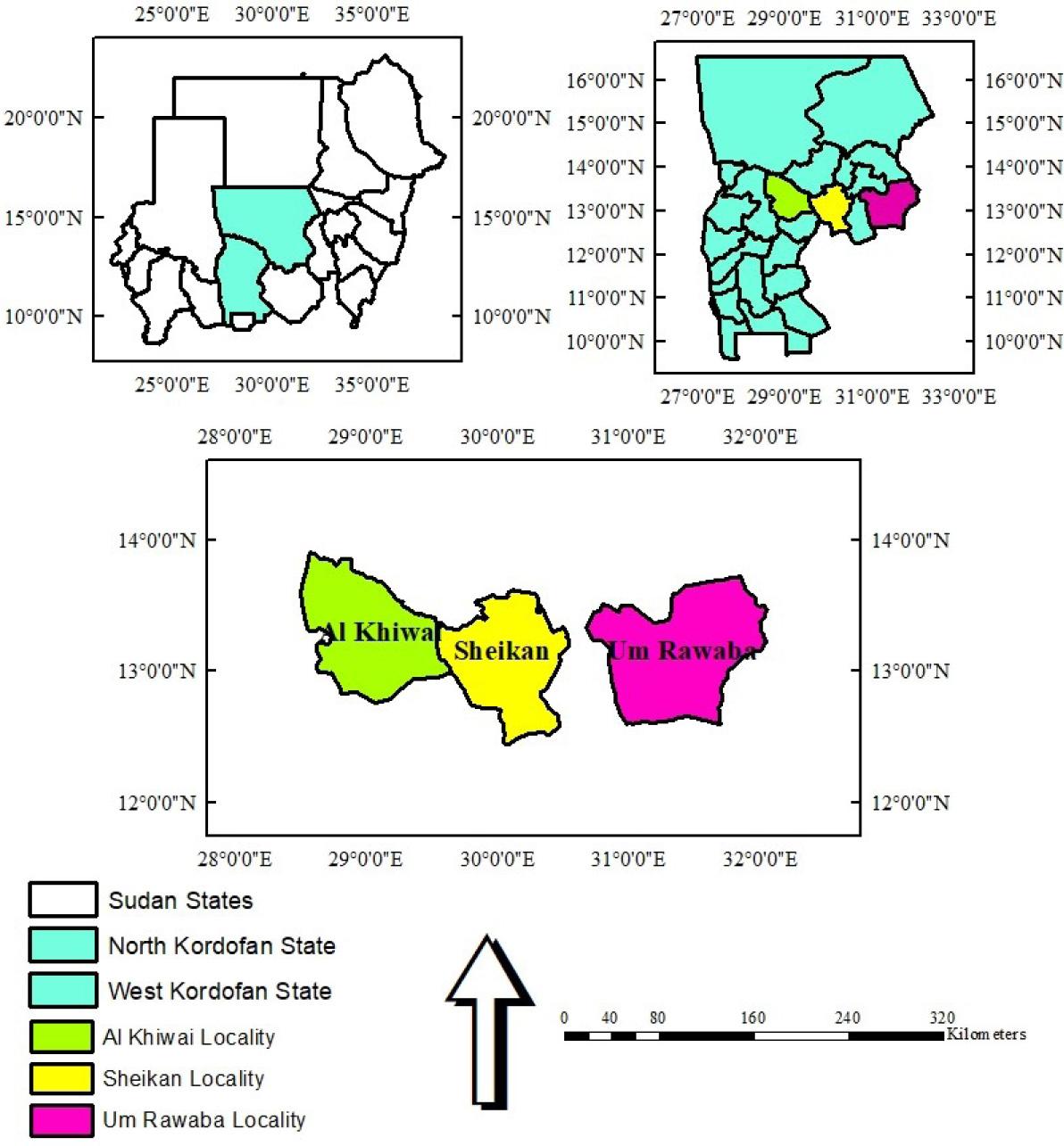 Map of the study areaSource: GIS, 2020.