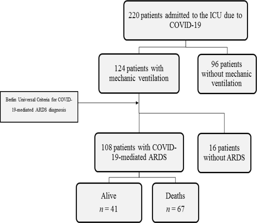 220 COVID-19 patients were treated in the hospital during the study period