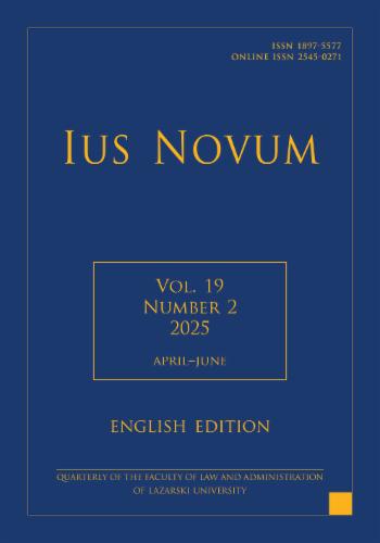 Ius Novum's Cover Image