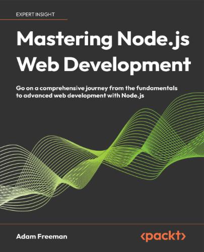 Mastering Node.js Web Development's Cover Image