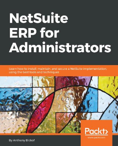 NetSuite ERP for Administrators's Cover Image