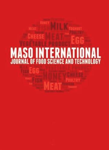MASO INTERNATIONAL – JOURNAL OF FOOD SCIENCE AND TECHNOLOGY's Cover Image