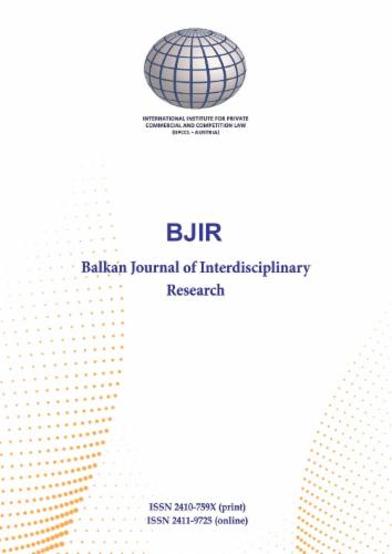 Balkan Journal of Interdisciplinary Research's Cover Image
