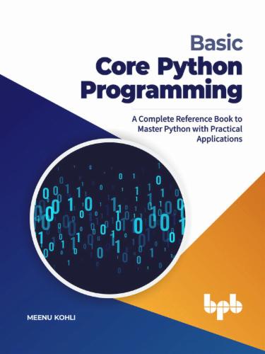 Basic Core Python Programming