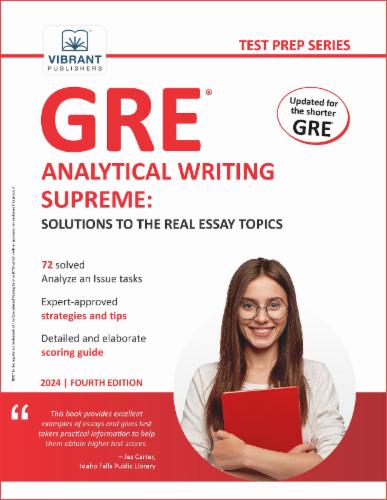 GRE Analytical Writing Supreme: Solutions to the Real Essay Topics