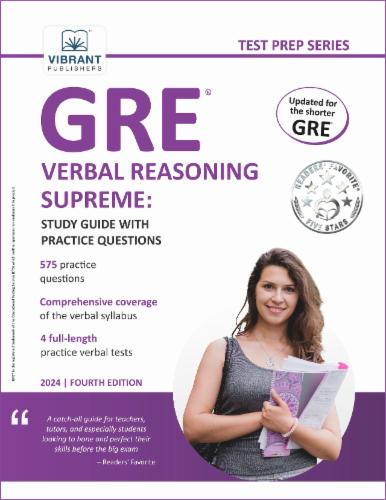 GRE Verbal Reasoning Supreme: Study Guide with Practice Questions