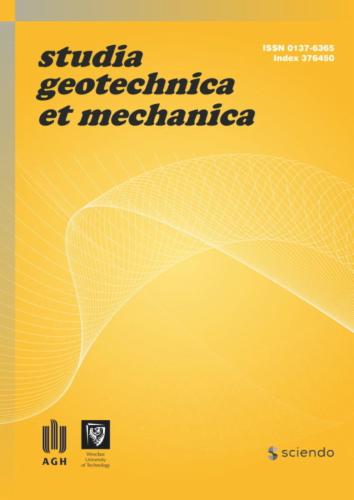 Studia Geotechnica et Mechanica's Cover Image