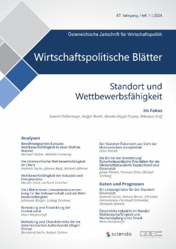 Der Standort Österreich aus Sicht der ökonomischen Komplexität