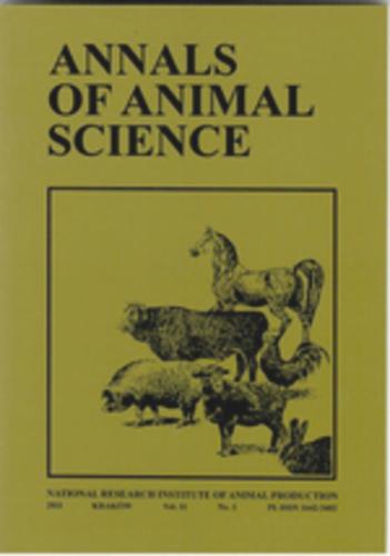 Annals of Animal Science's Cover Image
