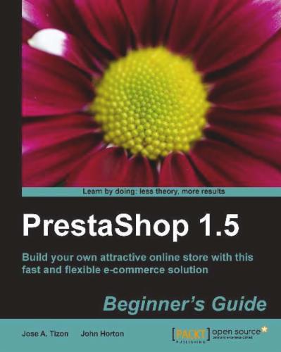 PrestaShop 1.5 Beginner's Guide