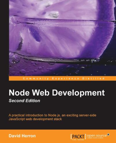 Node Web Development - Second Edition