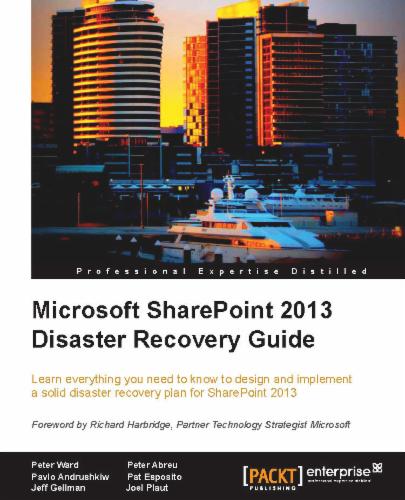 Microsoft SharePoint 2013 Disaster Recovery Guide