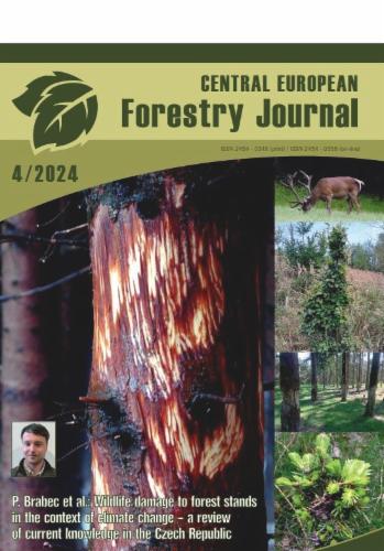 Central European Forestry Journal's Cover Image