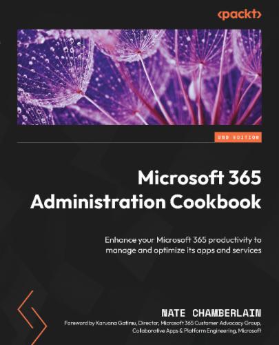 Microsoft 365 Administration Cookbook's Cover Image