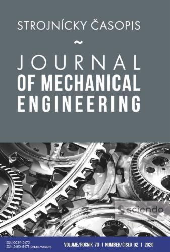 Strojnícky časopis - Journal of Mechanical Engineering's Cover Image