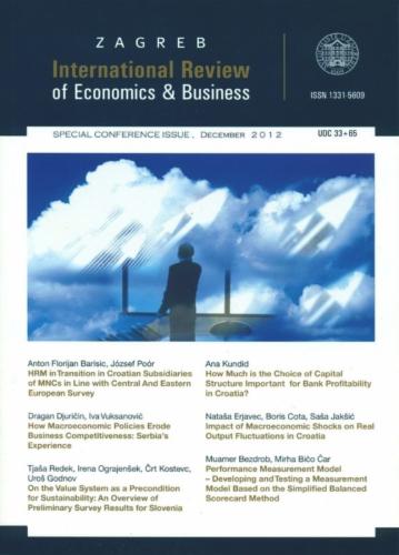 Zagreb International Review of Economics and Business's Cover Image