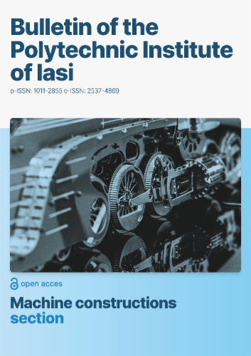 Bulletin of the Polytechnic Institute of Iași. Machine constructions Section's Cover Image