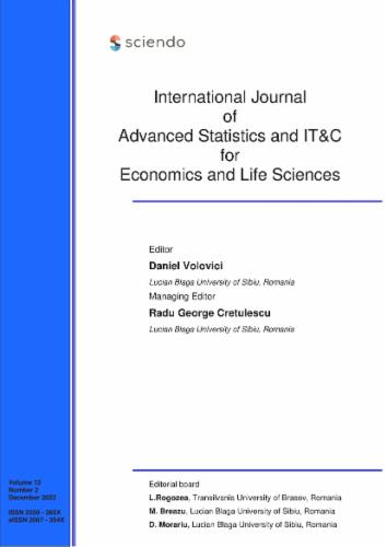 International Journal of Advanced Statistics and IT&C for Economics and Life Sciences's Cover Image