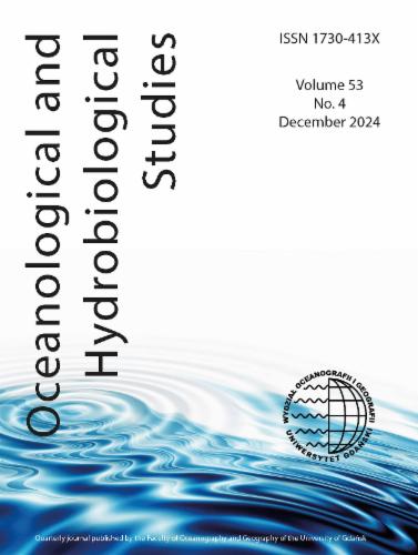 Oceanological and Hydrobiological Studies's Cover Image