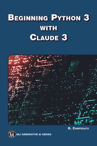 Beginning Python 3 with Claude 3's Cover Image