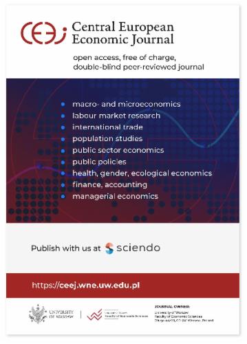 Central European Economic Journal's Cover Image