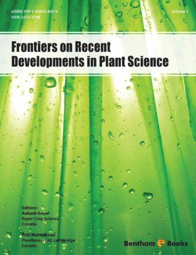 Frontiers on Recent Developments in Plant Science: Volume 1