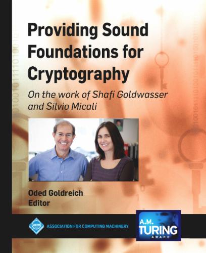 Providing Sound Foundations for Cryptography