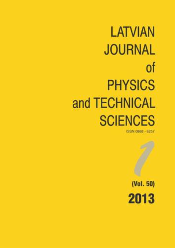 Latvian Journal of Physics and Technical Sciences's Cover Image