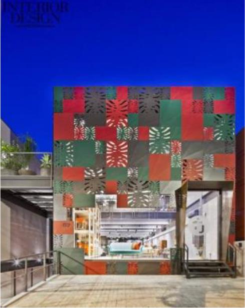 Exterior view of the IKEA furniture store in São Paulo, Brazil