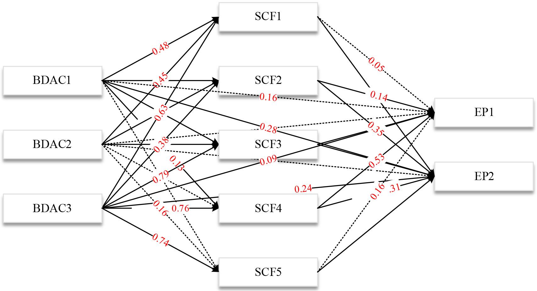 Structural equation model