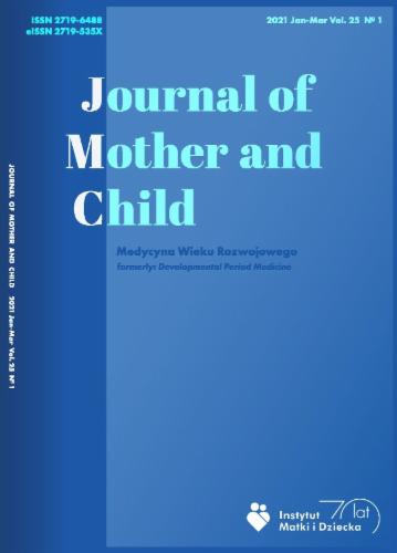 Journal of Mother and Child's Cover Image