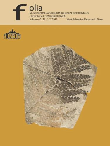Folia Musei rerum naturalium Bohemiae occidentalis. Geologica et Paleobiologica's Cover Image