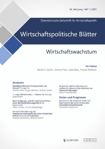 Wirtschaftspolitische Blätter's Cover Image