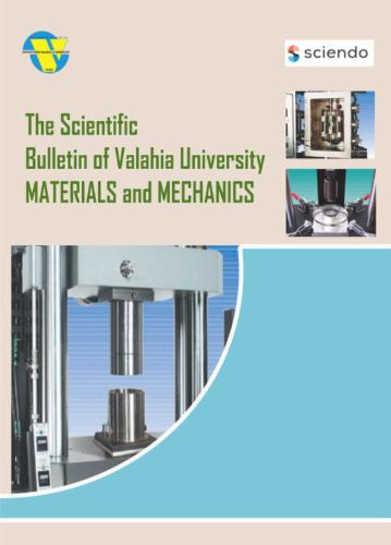 Scientific Bulletin of Valahia University - Materials and Mechanics's Cover Image
