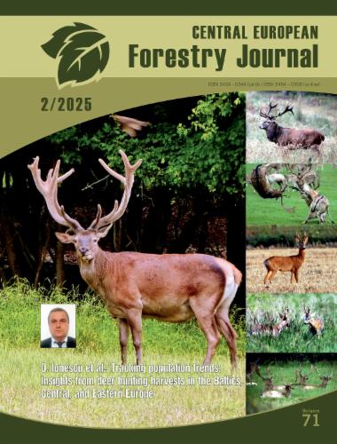 Central European Forestry Journal's Cover Image