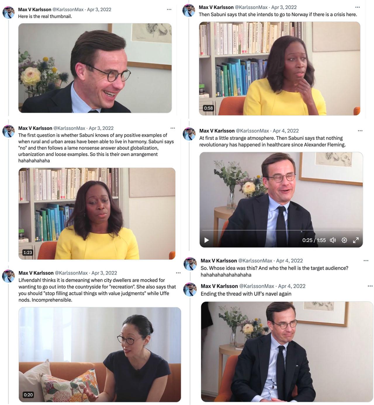 Screenshots from Dagens ETC journalist’s Twitter thread
Comments: Screenshots have been auto-translated and compiled.