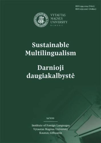 Sustainable Multilingualism's Cover Image