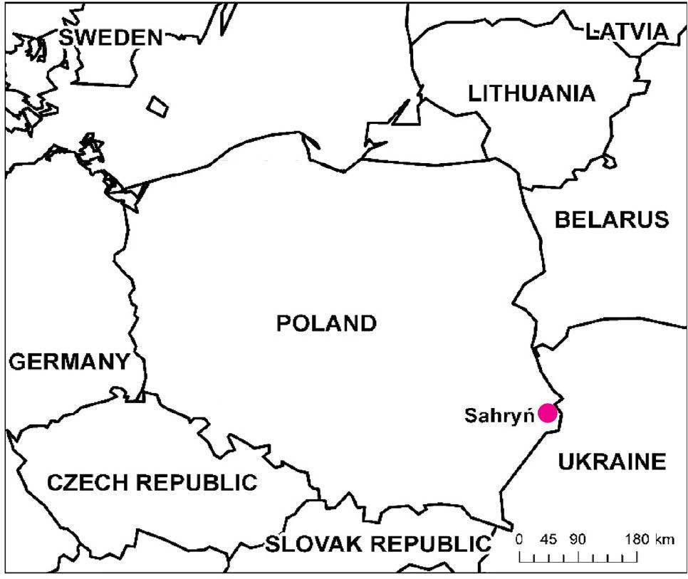 Location of the field experiments.