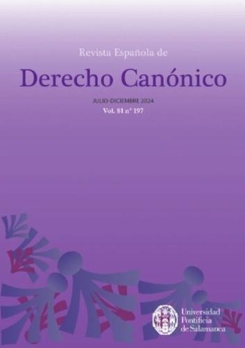 REVISTA ESPAÑOLA DE DERECHO CANÓNICO
