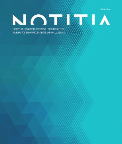 Notitia – journal for economic, business and social issues's Cover Image