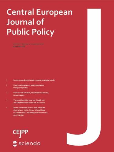 Central European Journal of Public Policy's Cover Image