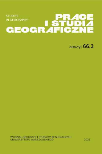 Prace i Studia Geograficzne's Cover Image