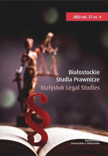 Białostockie Studia Prawnicze's Cover Image