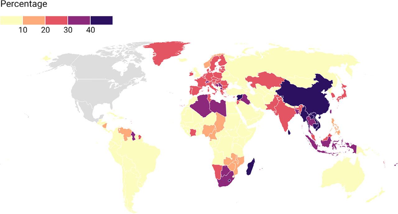 US reciprocal tariff ratesSource: Glauber et al., 2025.