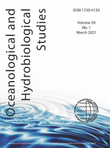 Oceanological and Hydrobiological Studies's Cover Image