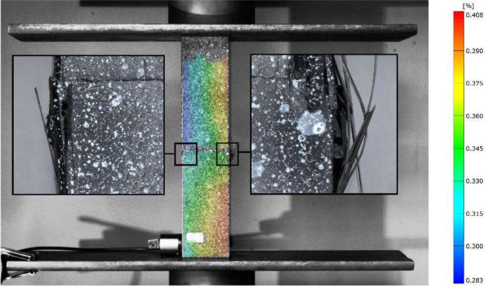 The fracture phenomenon of A-type composite profile